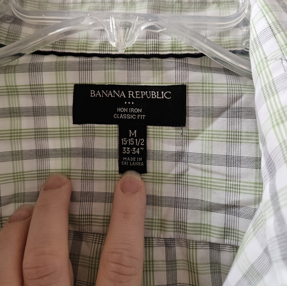 Banana Republic Men's Button Down Shirt Size M - Picture 2 of 4